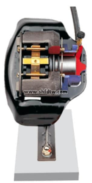 浮動(dòng)鉗盤(pán)式制動(dòng)器解剖模型